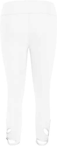 Vista 3 de Leggings de entrenamiento para mujer con pétalos huecos, cintura alta, control de abdomen, adelgazantes, pantalones de yoga para correr