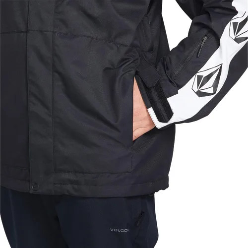 Vista 9 de Volcom Chaqueta de snowboard con aislamiento de piedras icónicas para hombre PARENT