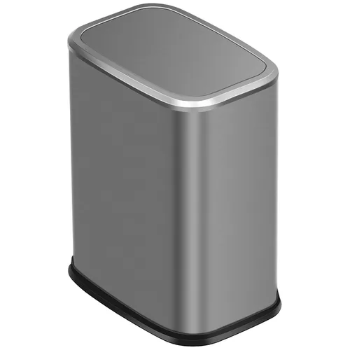 Vista 8 de Cubo de basura pequeño de 2 galones para oficina y baño con tapa oscilante, cubo de basura para sala de estar, dormitorio, cubo interior, cubo