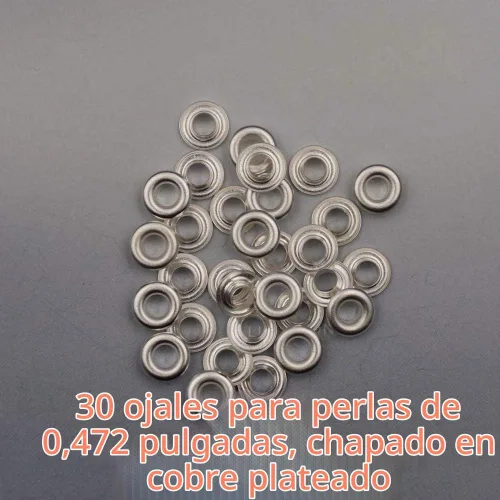 Vista 5 de 3 moldes de resina para cuentas redondas y planas, moldes de fundición de cuentas de agujero grande, molde de silicona con núcleo de metal incluido