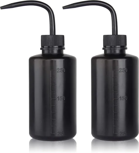 Vista 16 de Melphoe Exprimidor de botellas de lavado de tatuajes, 2 botellas de agua de 5.1 fl oz para riego de suculentas, herramientas de riego de enjuague