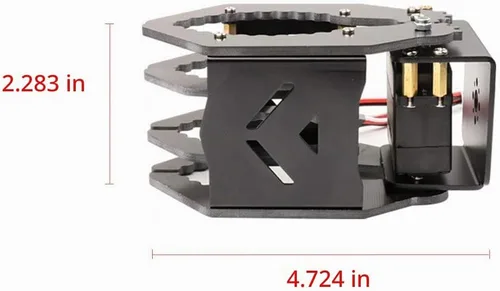 Vista 7 de Garra mecánica del brazo del robot/agarrador del robot agarrador (con servo)