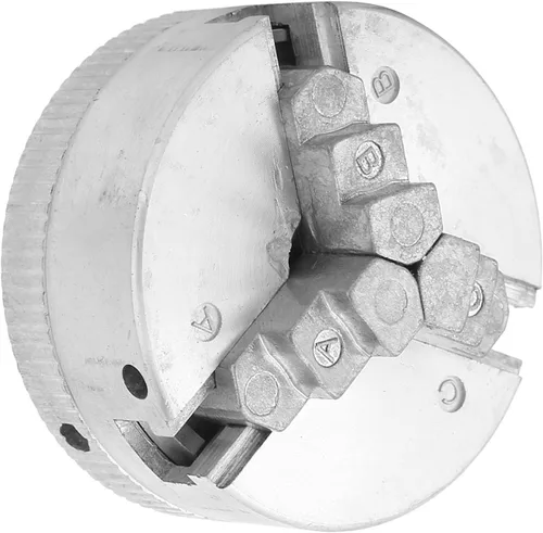 Vista 9 de Z011 Micro Torno Mandril, Aleación de Zinc 3-Jaw Chuck Clamp Accesorio con Dos Varillas de Bloqueo para Mini Torno de Metal