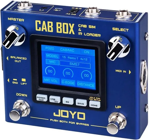 Vista 19 de JOYO Amp Simulator - Pedal de guitarra, modelos de 9 amperios con doble canal y 18 tonos, IR Cab Sim, salida XLR y bucle FX, bypass