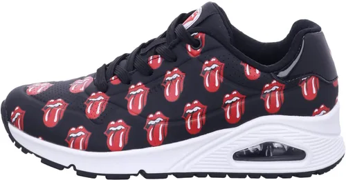 Vista 2 de Skechers Zapatos deportivos X Uno Rolling Stones NegroRojo para mujer