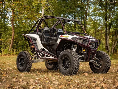 Vista 4 de SuperATV - Kit de elevación ajustable de 3-5" para Polaris RZR XP 1000/4 1000 (2014-2016) - Negro