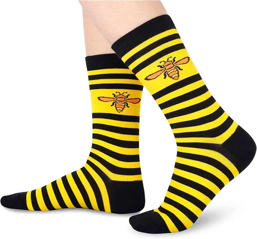 Vista 2 de HAPPYPOP Calcetines de animales marinos para mujeres y niñas, regalo para los amantes de los unicornios y ballenas de tiburón