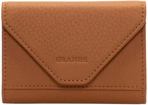 Vista 41 de grande Estuches para tarjetas 3639, Naranja, Tarjetero de cuero con cierre magnético, cartera pequeña de acordeón para mujer
