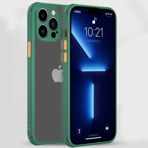 Vista 3 de ZEZHOU Funda protectora transparente para iPhone 13 Pro, diseño para iPhone 13 Pro con funda delgada, a prueba de golpes, para mujeres adolescentes
