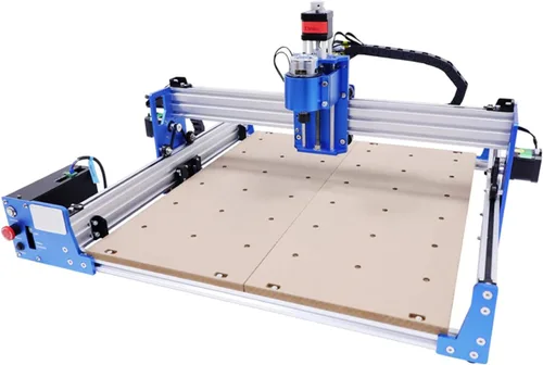 Vista 3 de Máquina de grabado de bricolaje, kit de máquina CNC 4040, máquina de fresado profesional, máquina de grabado CNC de 100 W, máquina de grabado CNC