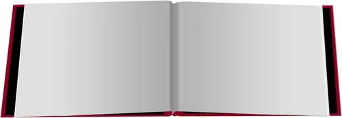 Vista 3 de Pioneer Libro de Memoria con Marco de Tela Frontal Postbound de 5 por 7 Pulgadas, Rojo Manzana