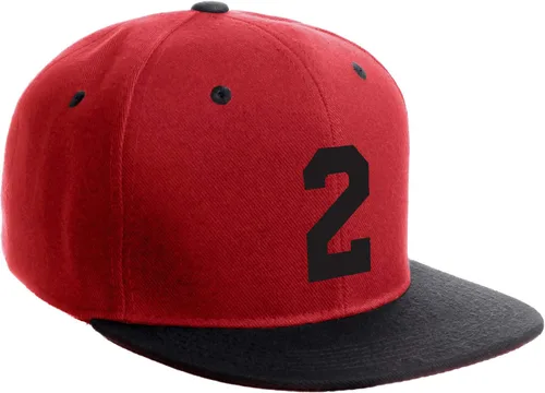Vista 101 de Número de equipo modificado para requisitos particulares del jugador del color del sombrero del Snapback de la visera plana clásica de la visera
