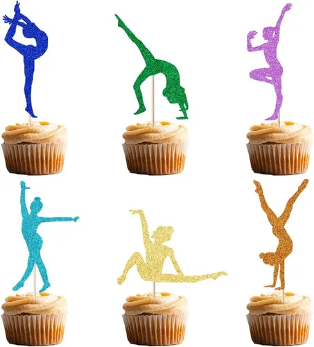Vista 11 de 24 adornos para cupcakes de conejita para niñas, Día de San Valentín, Pascua, aniversario de boda, cumpleaños y despedida de soltera