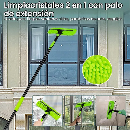 Vista 2 de CALBEAU Plumero de microfibra de 8 pies con poste de extensión (14 piezas)