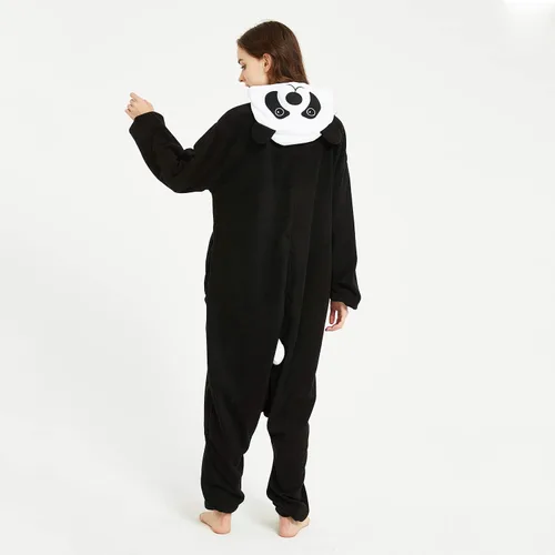 Vista 2 de III HHONS Panda Onesie Women Adult Animal Pajamas Costume Halloween Cosplay Sleepwear Onesies For Men