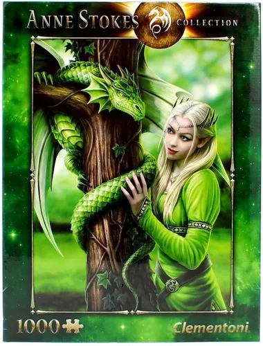 Vista 4 de Clementoni - 39463 - Colección Anne Stokes Puzzle para Adultos y Niños - Espíritus afines - 1000 Piezas
