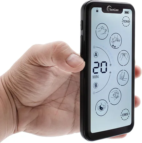 Vista 7 de Estimulador muscular Unidad de decenas de 24 modos Pantalla táctil EMS Pulso Masajeador Máquina Dispositivo Cuello Espalda Pierna Hombro Alivio