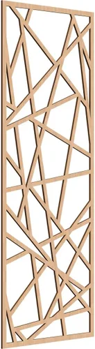 Vista 127 de Conway Paneles de pared decorativos de madera con calado, 9 3/8 pulgadas de ancho x 24 3/8 pulgadas de alto x 1/4 de alto, aliso