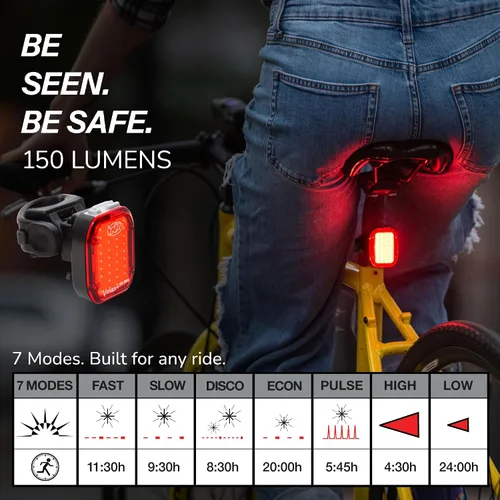 Vista 4 de NiteRider Lumina Boost 1000 - Luz recargable para bicicleta
