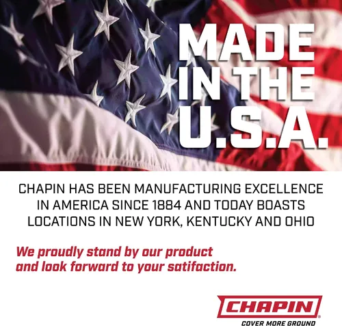 Vista 6 de Chapin International 20541 Pulverizador multiusos para césped y jardín de 1 galón con boquillas espumosas y ajustables, fabricado en los Estados