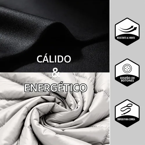 Vista 8 de LESYPET Abrigo para perro pequeño, chaqueta acolchada a prueba de viento para perros con agujero para correa, chaqueta extra cálida para perro Gris