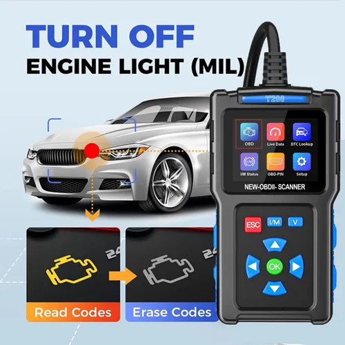 Vista 2 de obd2 Escáner Herramienta de Diagnóstico Accesorios de Coche Lector de Código de Motor con Reinicio para Coches Herramientas de Escaneo Profesionales