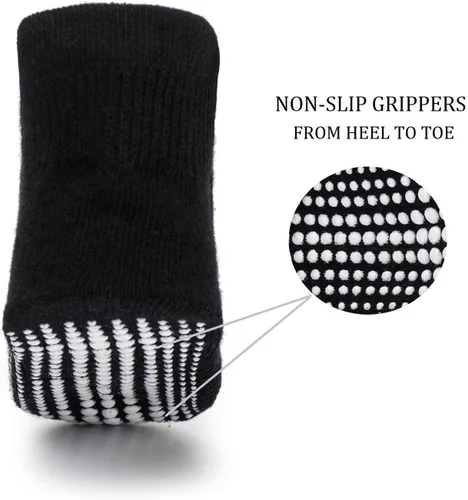 Vista 3 de Zaples - Calcetines altos hasta el tobillo para bebé con base antideslizante, unisex