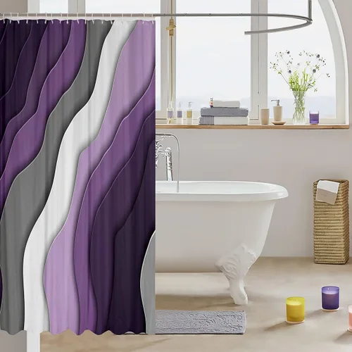 Vista 67 de Decorative White Baseball Shower Curtain Waterproof Polyester Fabric,Red Baseball Bat Bath Curtain Home Bathroom Decor Hanging Curtain with Hooks 72