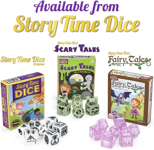 Vista 7 de Story Time Dice: Scary Tales - Brilla en la oscuridad por Imagination