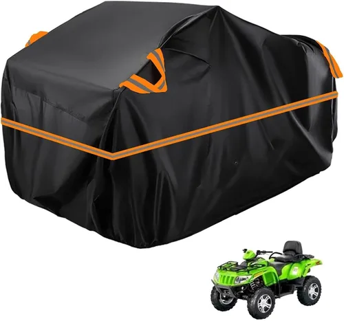Vista 199 de Cubierta para ATV impermeable compatible con Arctic Cat H1 EFI TRV Cruiser 4x4 2011, cubierta de 210D para vehículos de 4 ruedas, cubierta para quad