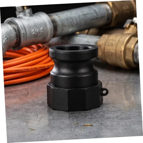 Vista 7 de Hemobllo Ibc Tote Adapter with S60x6 Coarse Thread and 2 Inch Male Thread, Pp Material Hose Fitting with Built-in Cam Lock and Metal Inserts
