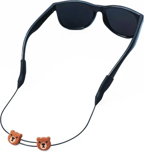 Vista 12 de Pilotfish Correa para lentes de sol para niños, soporte ajustable para lentes de sol sin cola para niños y niñas