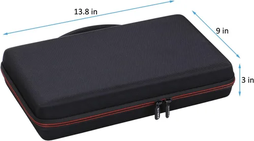 Vista 5 de LTGEM - Funda rígida de EVA para Novation Launchkey Mini teclado USB de 25 notas controlador MK2 - Bolsa protectora de viaje para almacenamiento