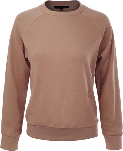 Vista 11 de MixMatchy Sudadera básica suave y cómoda de forro polar con cuello redondo para mujer