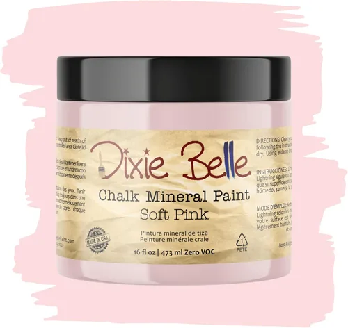 Vista 58 de Pintura para muebles con acabado de tiza Dixie Belle Paint Company - Amatista (4oz) - Pintura mineral de tiza chic púrpura profundo mate