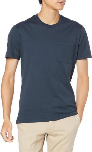 Vista 2 de Goodthreads Men's Short-Sleeve Crewneck Cotton T-Shirt Azul Real