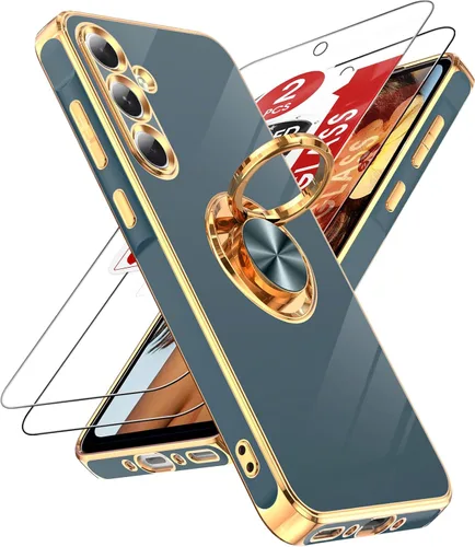 Vista 95 de LeYi Funda para iPhone XR: con Protector de Pantalla de Vidrio Templado [Paquete de 2] Soporte de Anillo Giratorio de 360°, Soporte Magnético