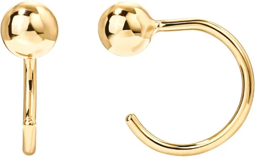 Vista 23 de PAVOI - Aretes de media aro de plata esterlina 925 Pendiente hipoalergénico minimalista pequeño para cartílago