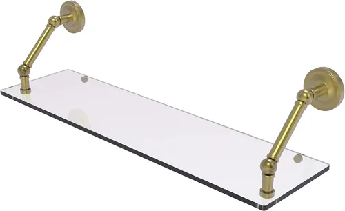Vista 13 de Allied Brass PR-1/22-ORB Pr - Estante de vidrio con bordes biselados de 1 pulgada, 22 pulgadas, bronce aceitado