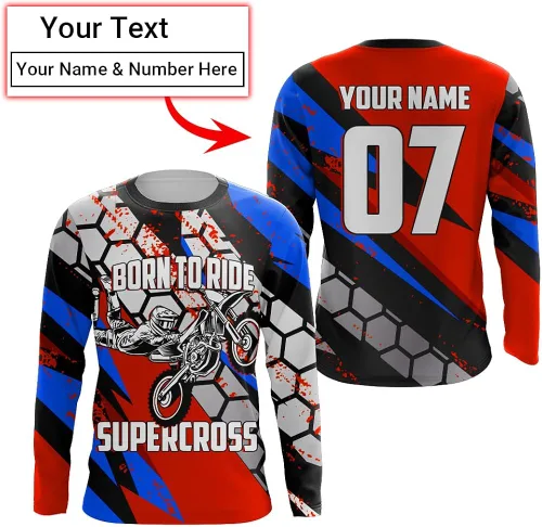 Vista 4 de PIONAMZIOZ Xtreme Supercross Jersey Custom UPF30+ Men Women Kid Dirt Bike SX Racing Shirt Off-Road Tournament