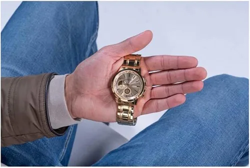 Vista 7 de GUESS US Mens Gold-Tone Multifunction Watch