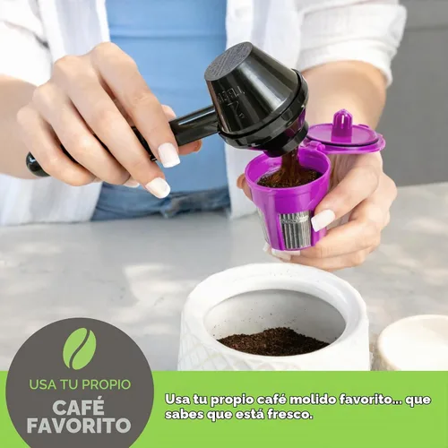 Vista 2 de Perfect Pod Café Fill Deluxe - Cápsula de filtro reutilizable para cafetera