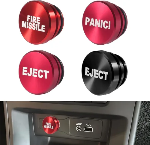 Vista 8 de 4 piezas de enchufe de encendedor de cigarrillos de aluminio para encendedor de cigarrillos de coche, cubierta de enchufe para la mayoría