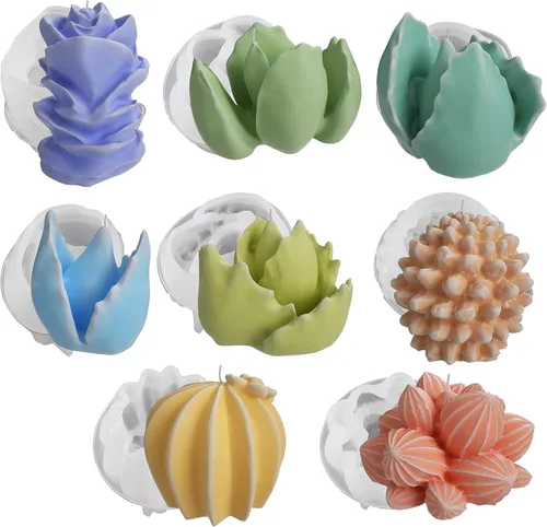 Vista 10 de Molde de silicona para fundición de resina de animal en forma de cilindro de Pegaso para decoración del hogar y fabricación de velas, molde