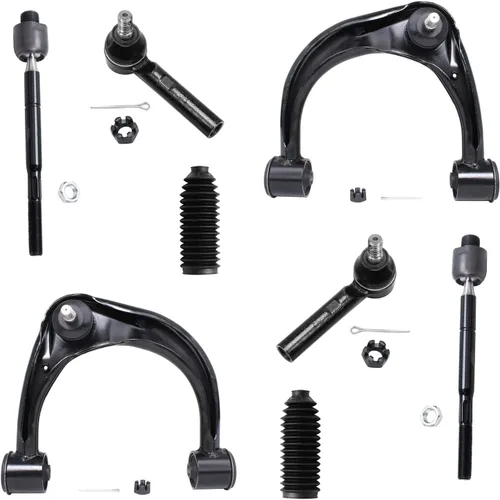 Vista 348 de Detroit Axle - Kit de brazos de control de extremo de 8 piezas para Toyota 2001-2003 Highlander 2002-2003 Camry Lexus ES300, 2 conjuntos de brazos