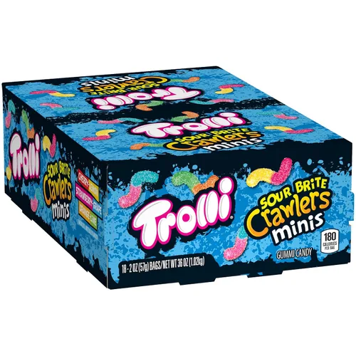 Vista 13 de Trolli Sour Bursting Crawlers - Caramelos de gomitas ácidas, 4.25 onzas (Paquete de 12)
