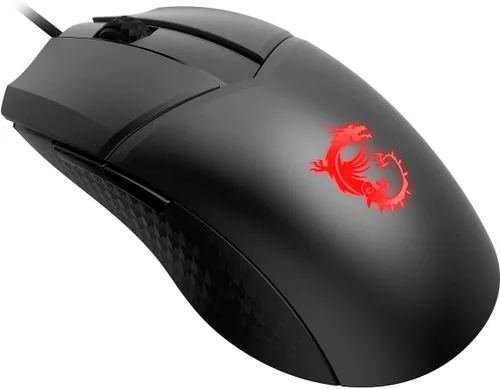 Vista 13 de MSI Clutch GM20 Elite - Ratón para juegos, 6400 DPI, interruptor OMRON de 20M+ clics, sensor óptico, pesos ajustables, diseño ergonómico para mano