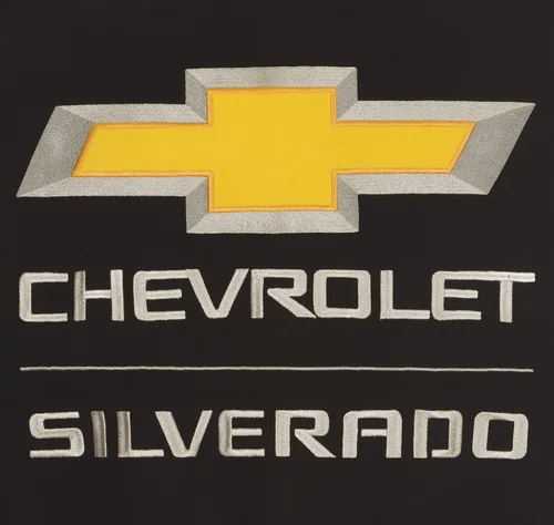 Vista 6 de JH DESIGN GROUP Chaqueta para hombre Chevy Silverado con bordado clásico de sarga