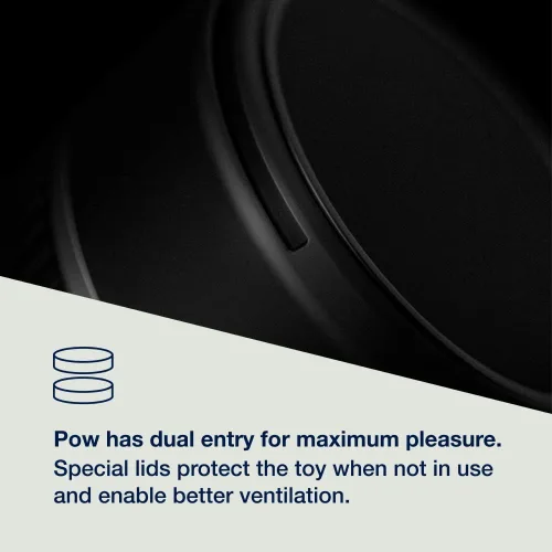Vista 4 de Arcwave Pow Masturbador masculino manual para adultos, juguetes sexuales para hombres Masturbador masculino con control de succión de intensidad