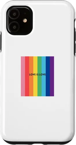 Vista 5 de iPhone 15 LGBTQ Community Lesbian Gay Bi Trans Rainbow Love Culture Case